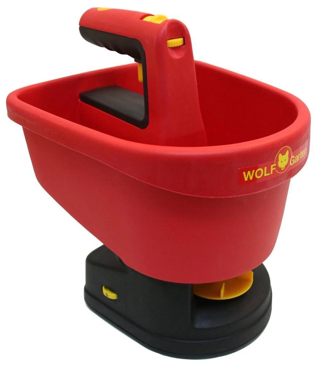 WOLF-Garten Universele Handstrooier WE-B - Strooibreedte Instelbaar 0.5 M-2.5m - Batterij Aandrijving - Inhoud 3 Liter - Image 3