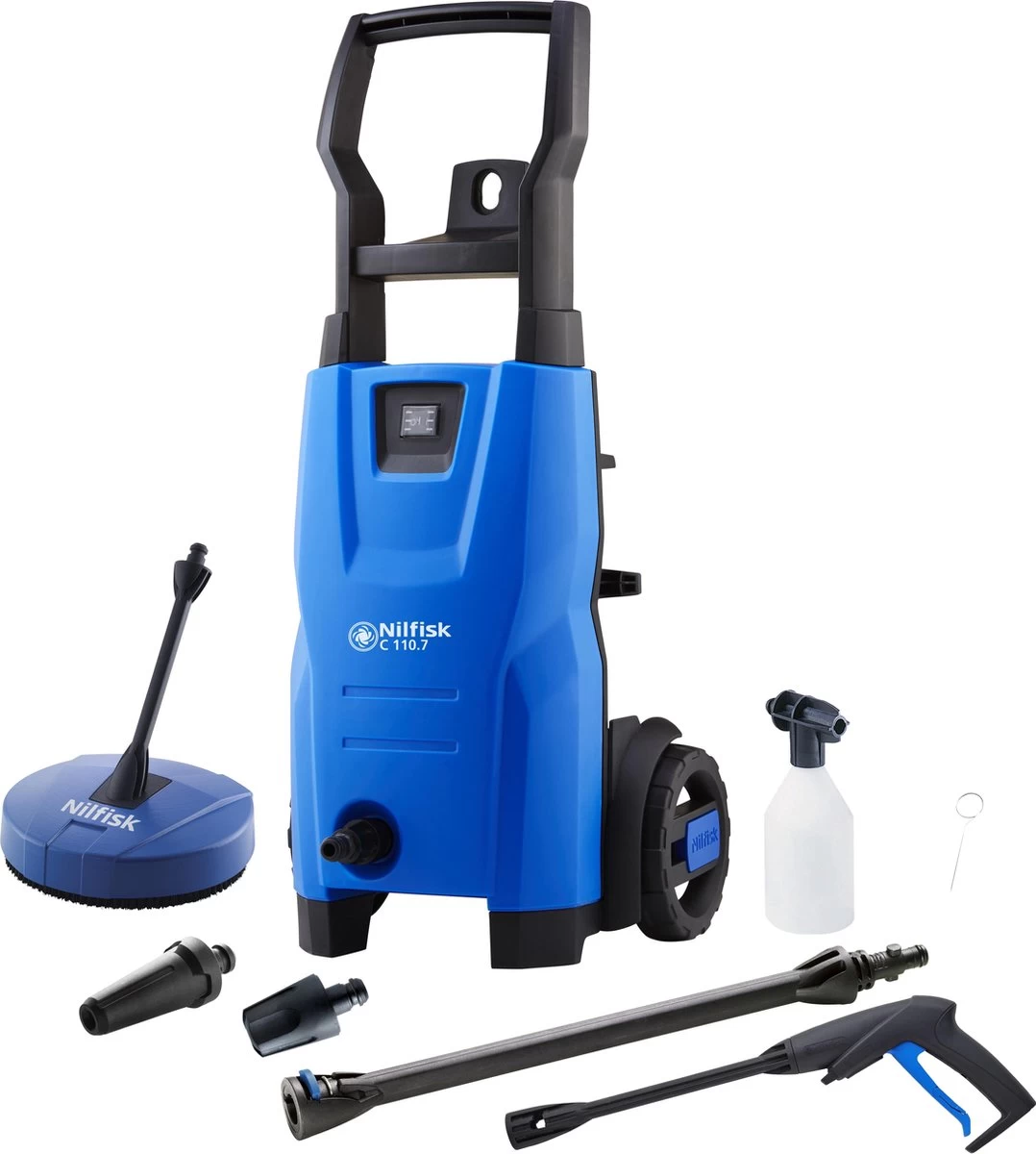 NILFISK C110.7-5 PC X-TRA HOGEDRUKREINIGER 5 MTR WATERSLANG TERRASREINIGER 5 JAAR GARANTIE
