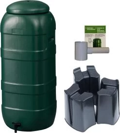 Regenton Rainsaver - Groen 100 L + Voet + Vulautomaat