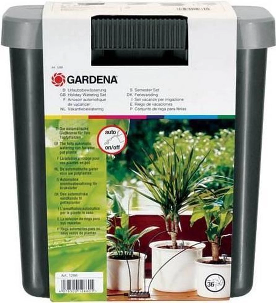 GARDENA Vakantiebewateringsset Duppelsysteem - Geschikt Voor 36 Potplanten - Incl. 9l Vat - Image 10