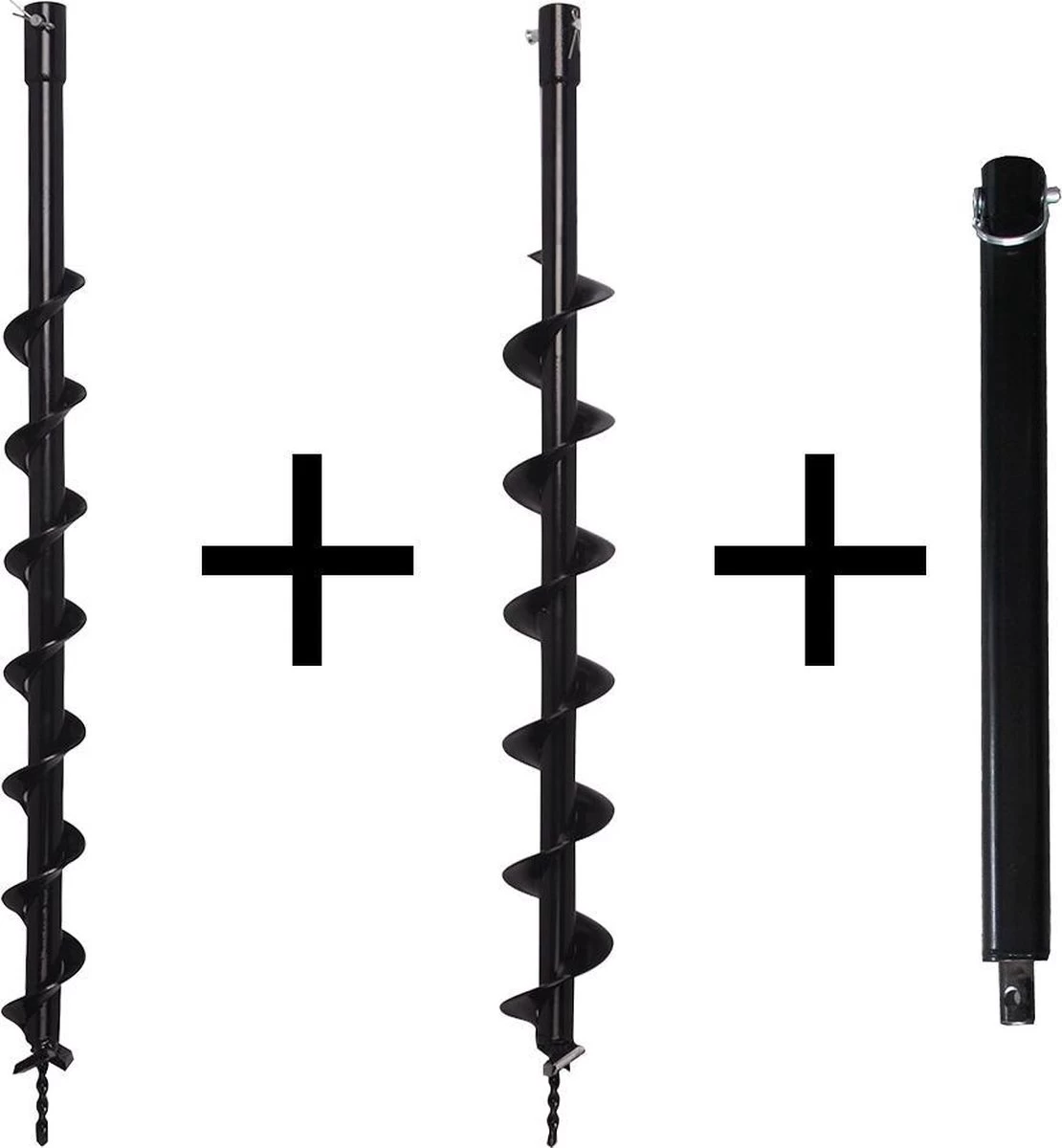 Kibani Grondboor 52cc Benzine + Grondboren Set 60 Mm + 80 Mm + 100 Mm + 150 Mm + 2 Verlengstukken - Palenboor - Grondboor Machine - Image 8