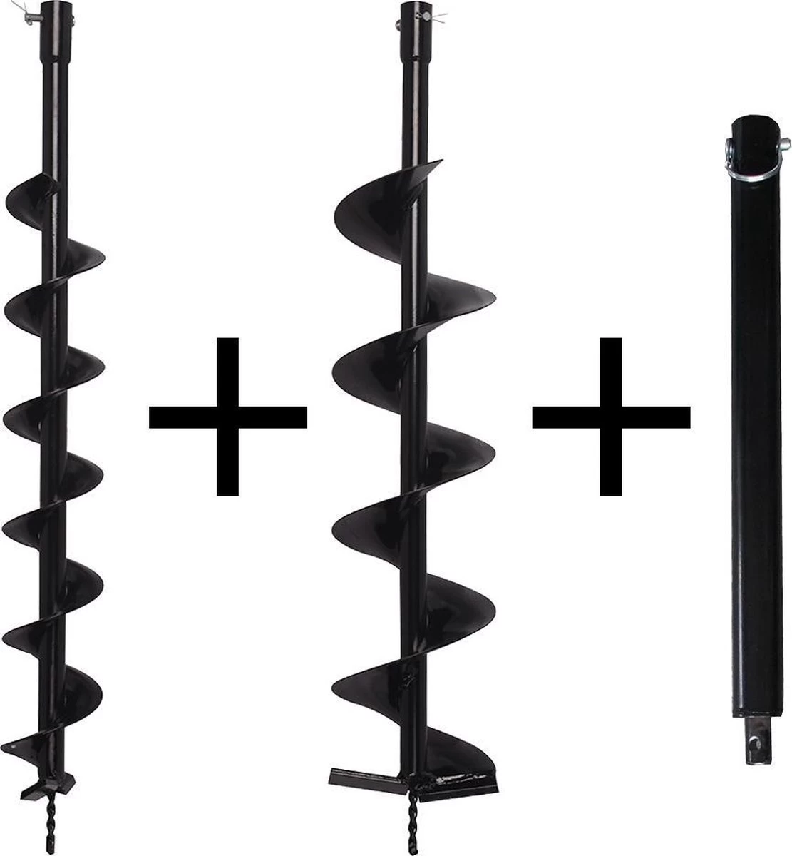 Kibani Grondboor 52cc Benzine + Grondboren Set 60 Mm + 80 Mm + 100 Mm + 150 Mm + 2 Verlengstukken - Palenboor - Grondboor Machine - Image 9