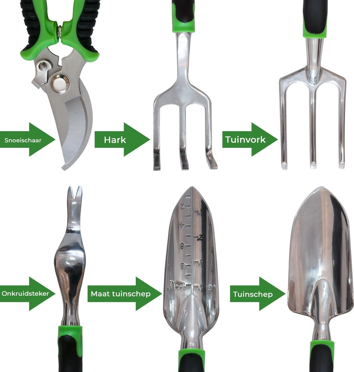 Djambo Tuingereedschap Set 8-delig Tuinsetje Met 15 Unieke Bamboe Plantetiketten In 1 Draagtas - Compleet Tuingereedschap Voor De Tuinliefhebbers - Image 12
