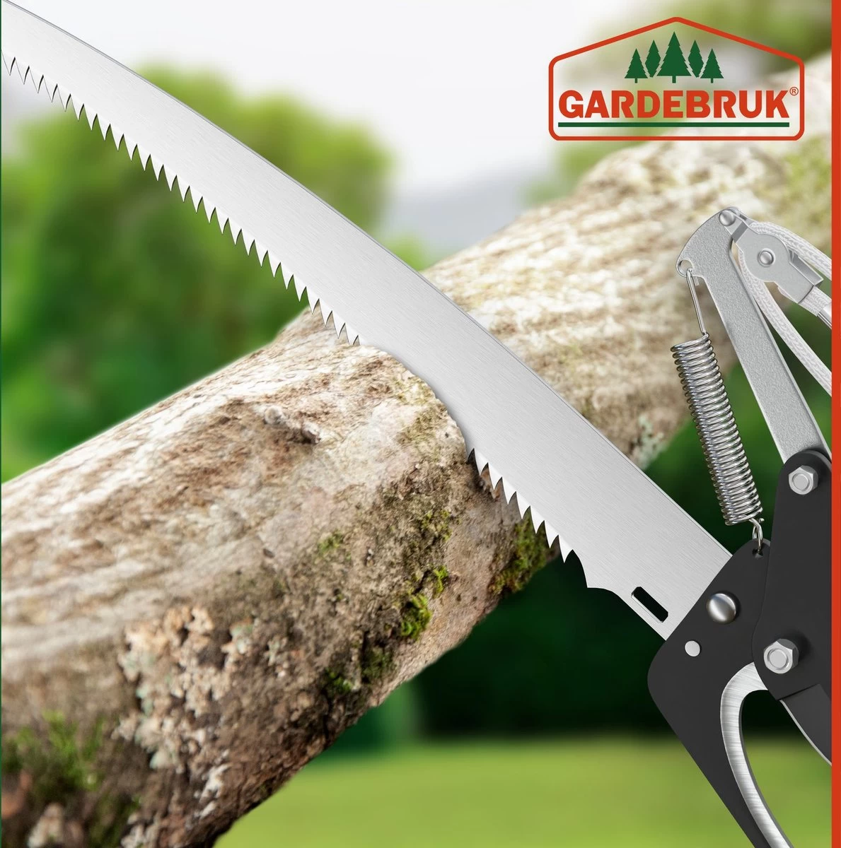 Gardebruk Takkenzaag Telescopisch - 2in1 Zaag & Snoeischaar - Oranje - Image 15