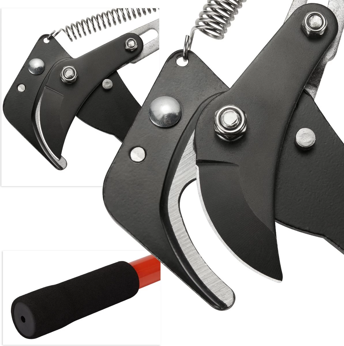 Gardebruk Takkenzaag Telescopisch - 2in1 Zaag & Snoeischaar - Oranje - Image 11