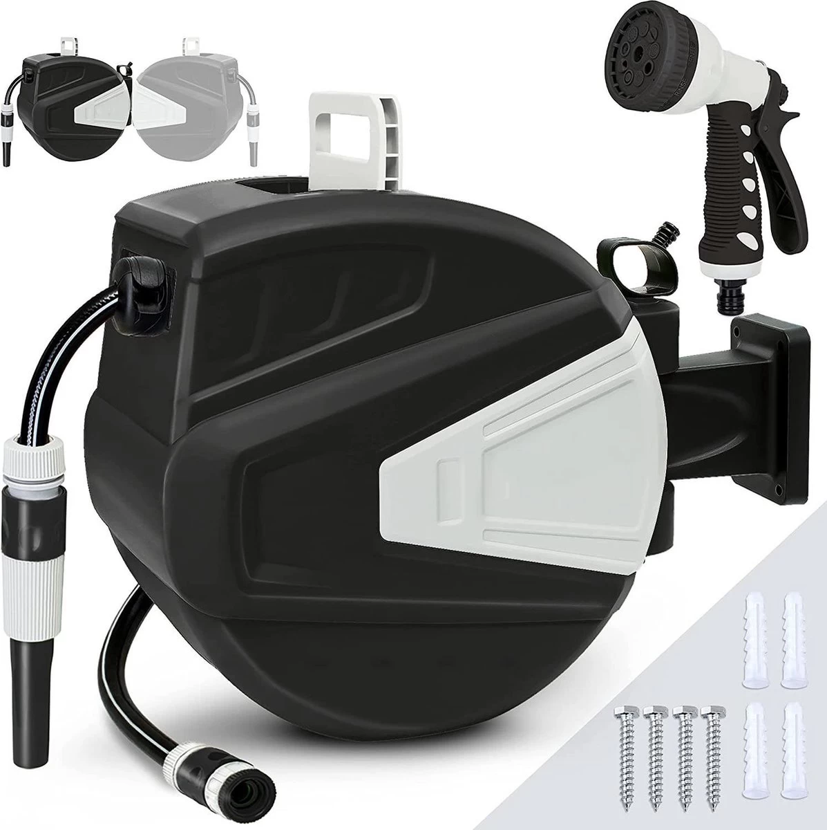 Sens Design Slanghaspel - Tuinslang Haspel - Automatisch - Zwart - 20m - Image 6