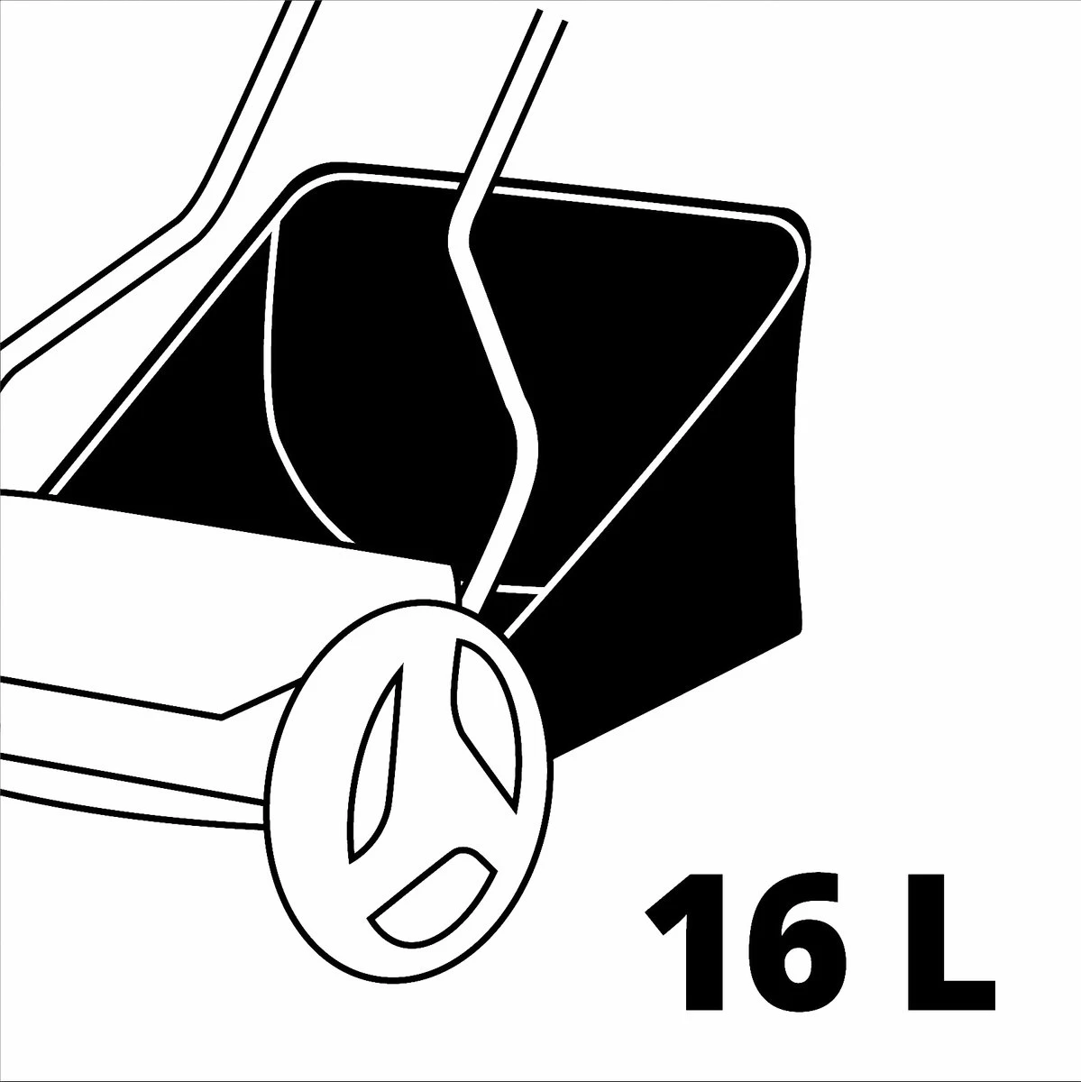 Einhell Kooimesmaaier - GC-HM 300 - Handmaaier - 30cm - 16L - Image 5