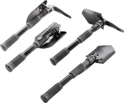 MacGyver Pikhouweelset En Schep - Opvouwbaar Pioniersschep - Zaag - Veldschep Inklapbaar - IJzer