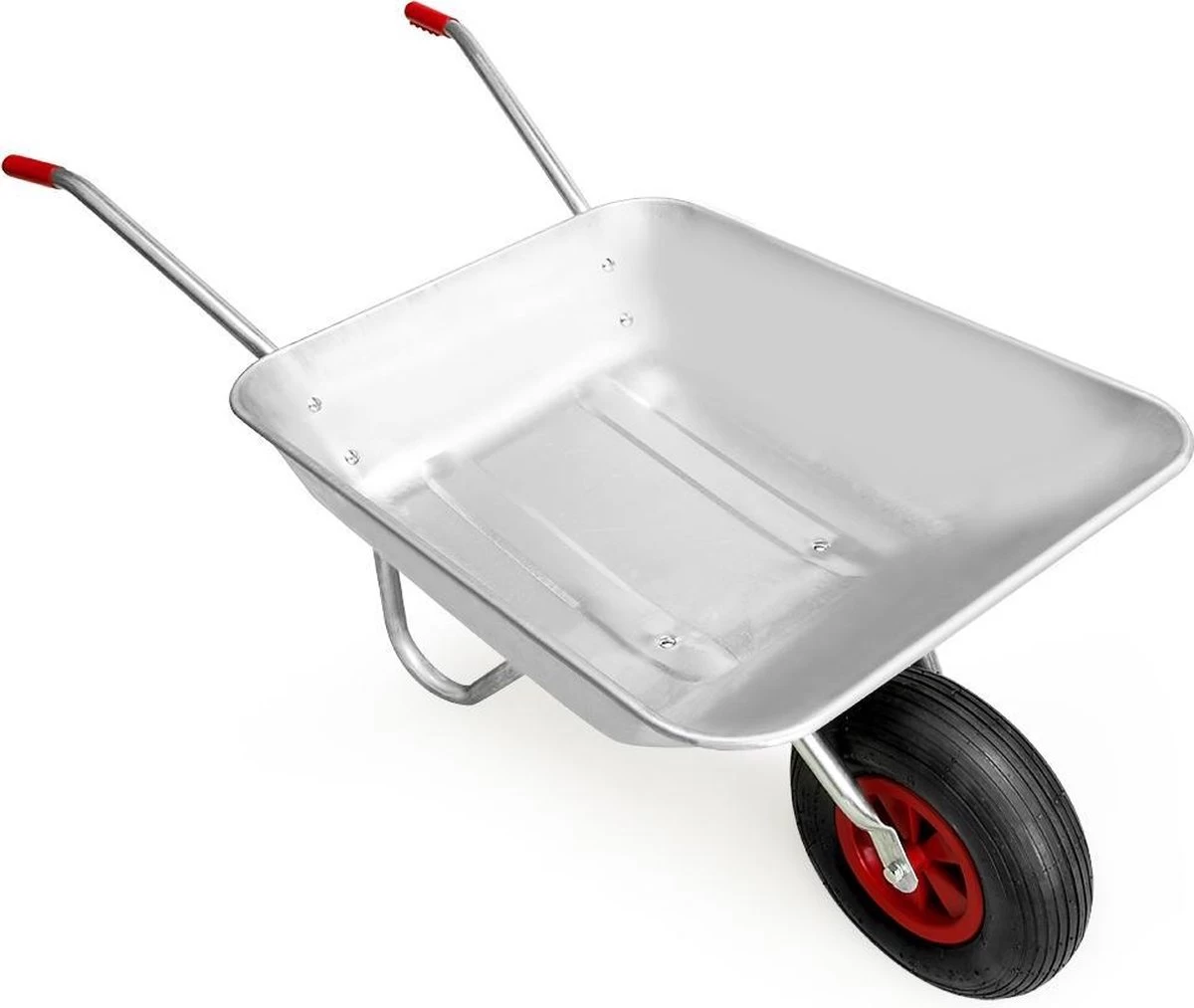 Gardebruk Kruiwagen 80 Liter – Belastbaarheid 100 Kg - Zilver - Image 2