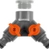 GARDENA 2-weg Ventiel 26,5 Mm (G 3/4"), 21 Mm (G 1/2")