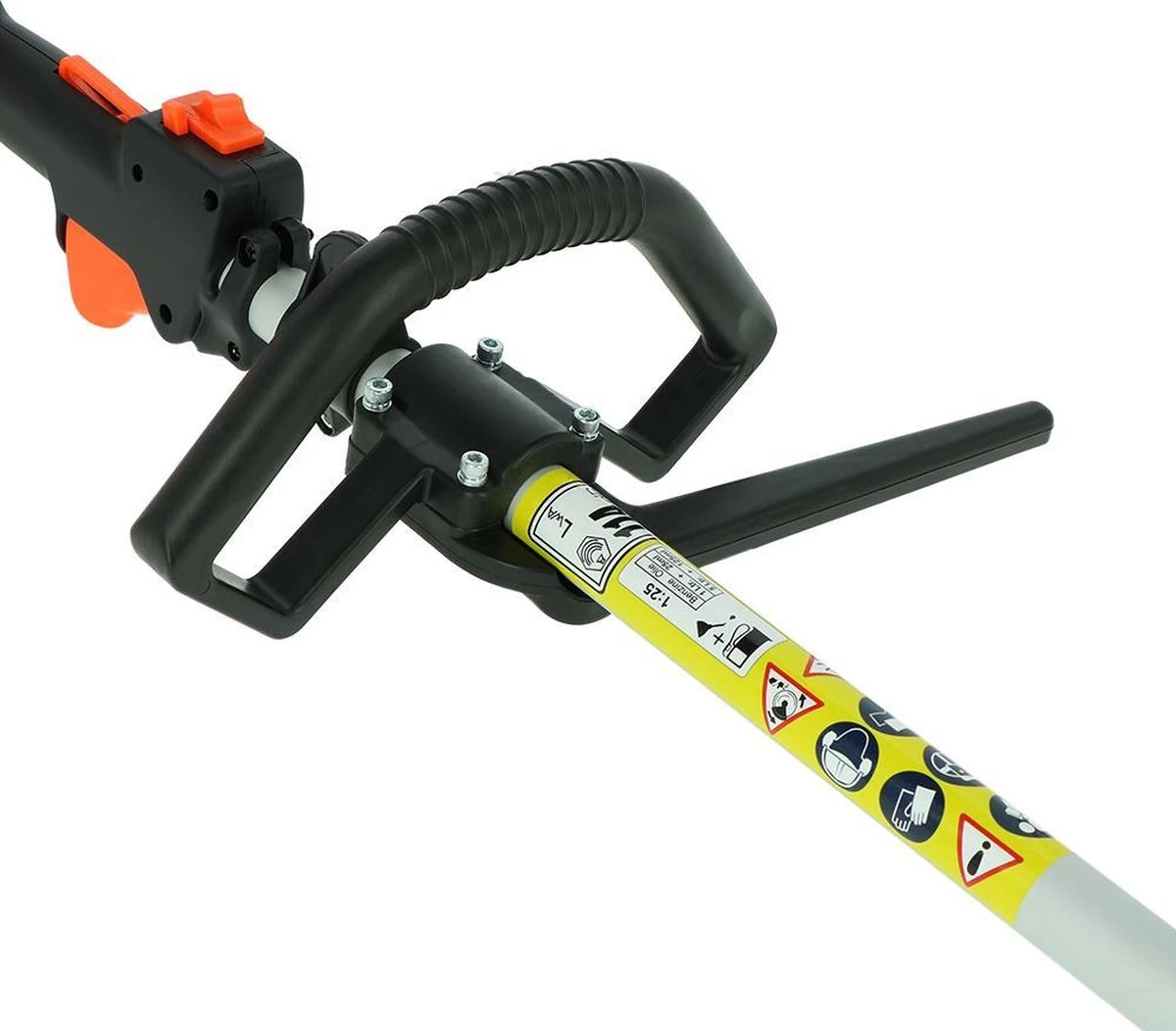 Kibani 6-in-1 Multitool - 52 Cc / 1.9 PK 2-takt Benzine Motor - Heggenschaar, Kettingzaag, Grastrimmer, Maaidraad 100M, Onkruidborstel, Zaagblad, Maaidraad 100 M & Bosmaaier - Image 10