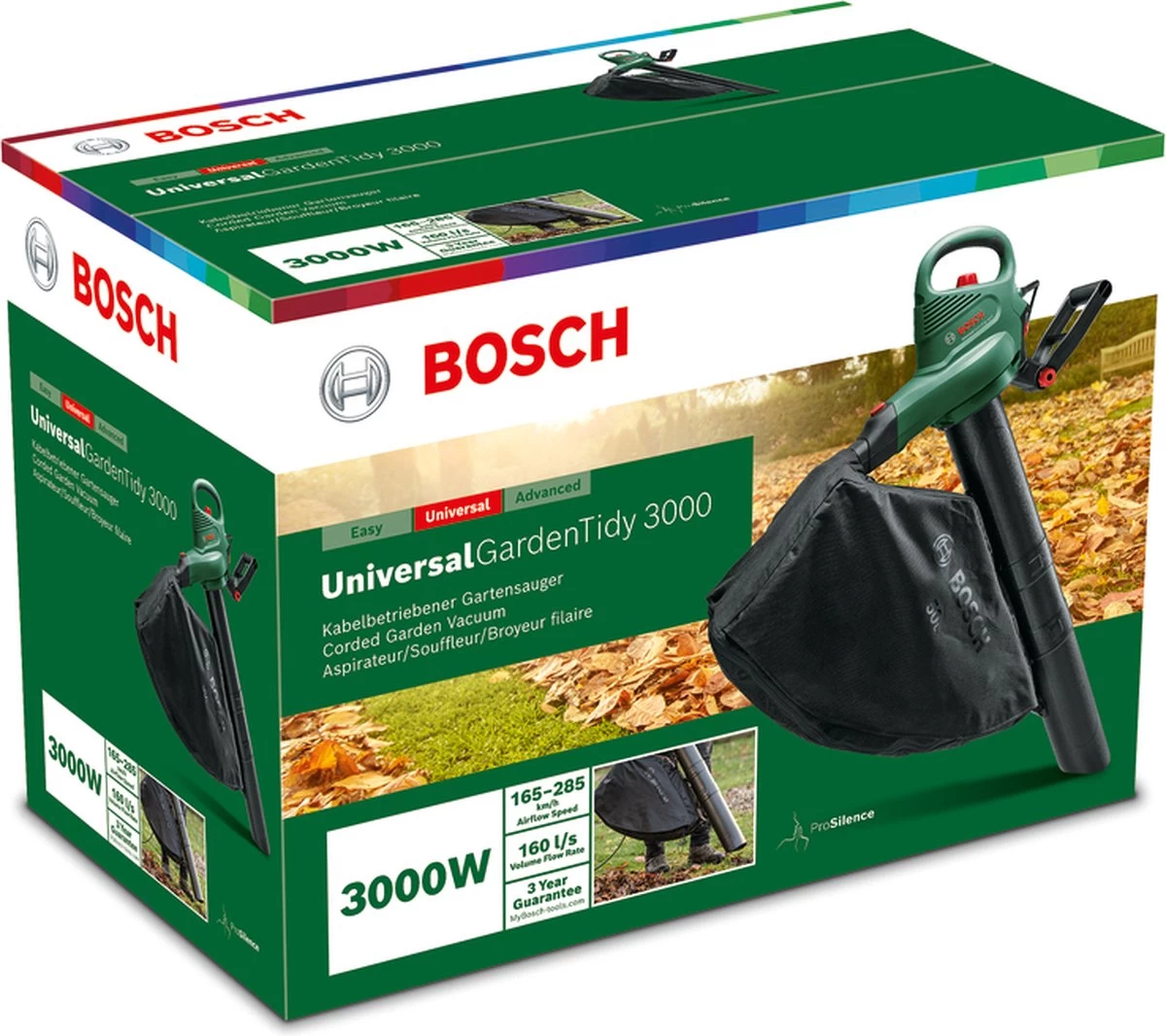 Bosch UniversalGardenTidy 3000 Bladblazer - Op Snoer - 3000 W - Image 7