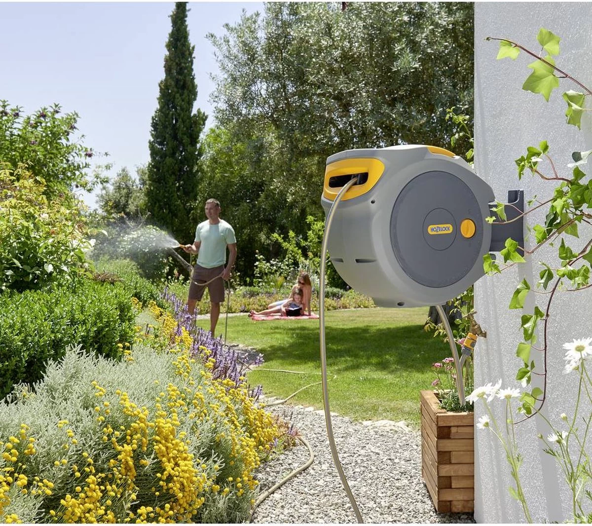 Hozelock AutoReel Slangenhouder / Wandslangbox 20m - Ø12,5mm - Image 12