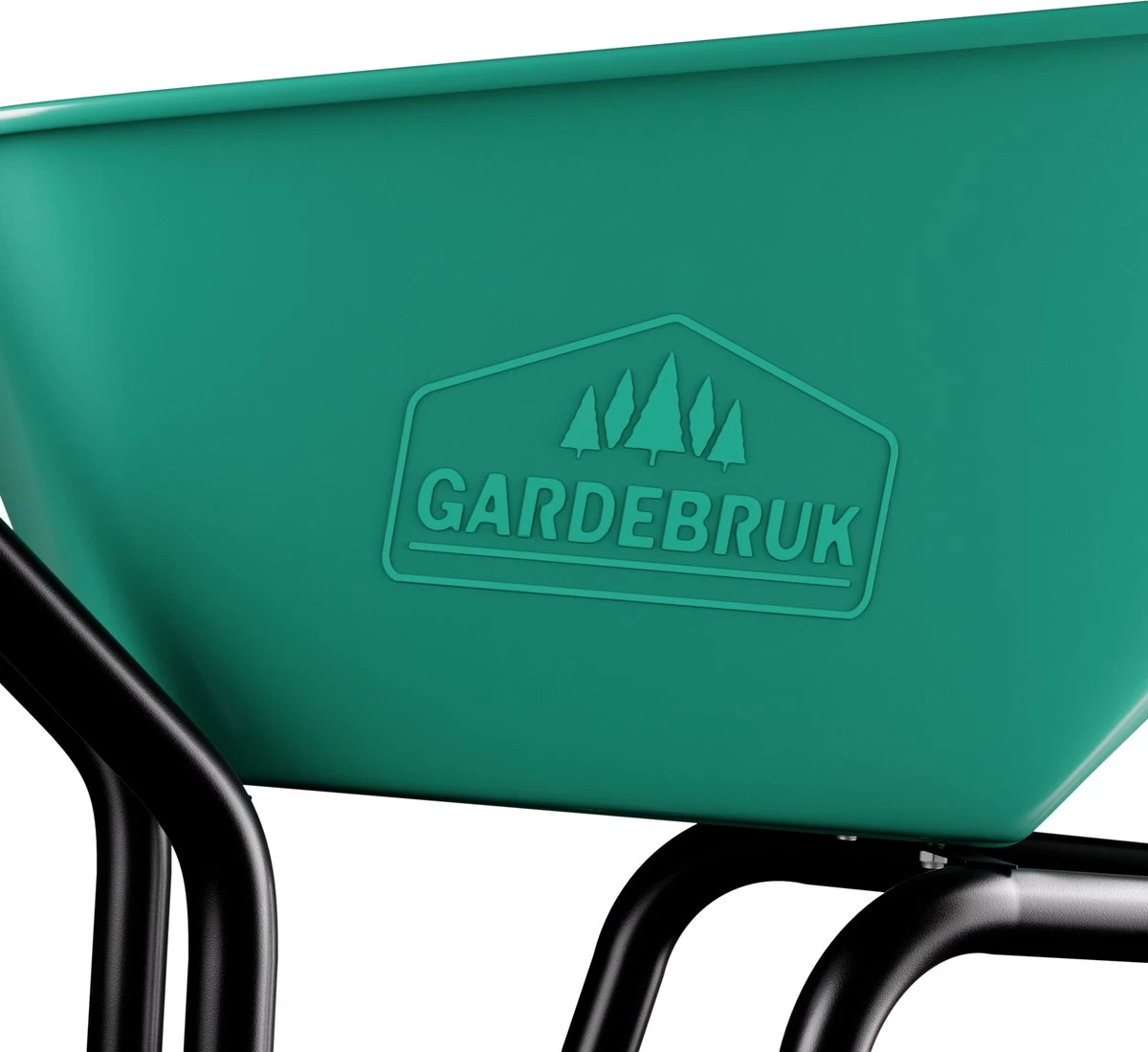 Gardebruk Kruiwagen 100 L - Kunststof Kuip – Tot 150KG Groen - Image 6