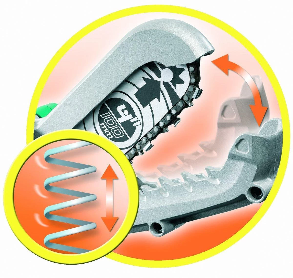 Black & Decker BLACK+DECKER GK1000-QS Alligator Snoeizaag - 550W - 10cm - Gesnoerd - Image 7