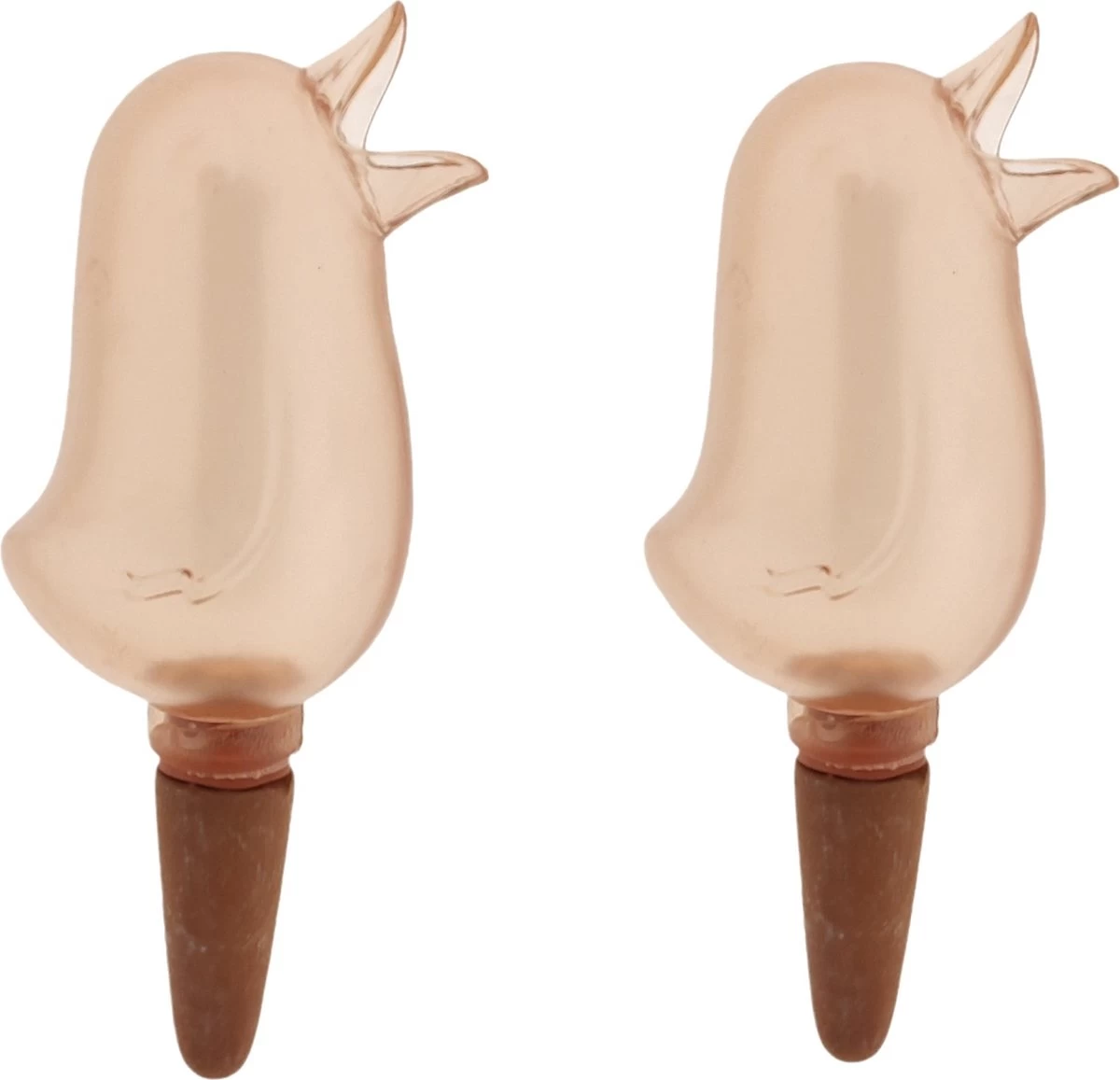 JS Drippy - Waterdruppelaars Set Van 2 Stuks - Druppelaar Vogel - Druppelsysteem Planten - Watergeefsysteem Kamerplanten - Waterbol - Roze - Image 2