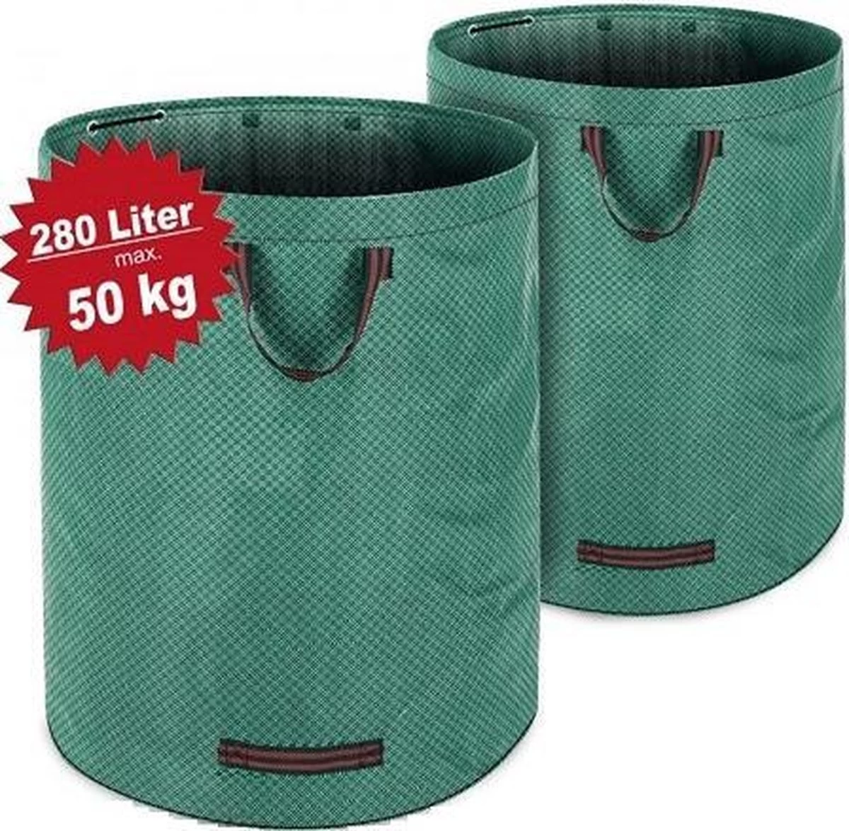 Gardebruk Tuinafvalzak - 2 Stuks 280L – 77x67cm/Opvouwbaar - Groen - Image 3