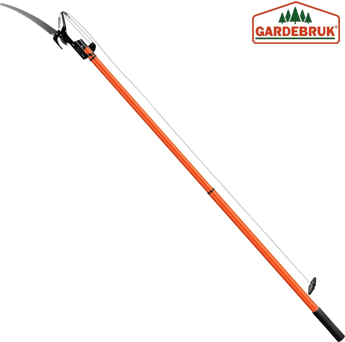 Gardebruk Takkenzaag Telescopisch - 2in1 Zaag & Snoeischaar - Oranje