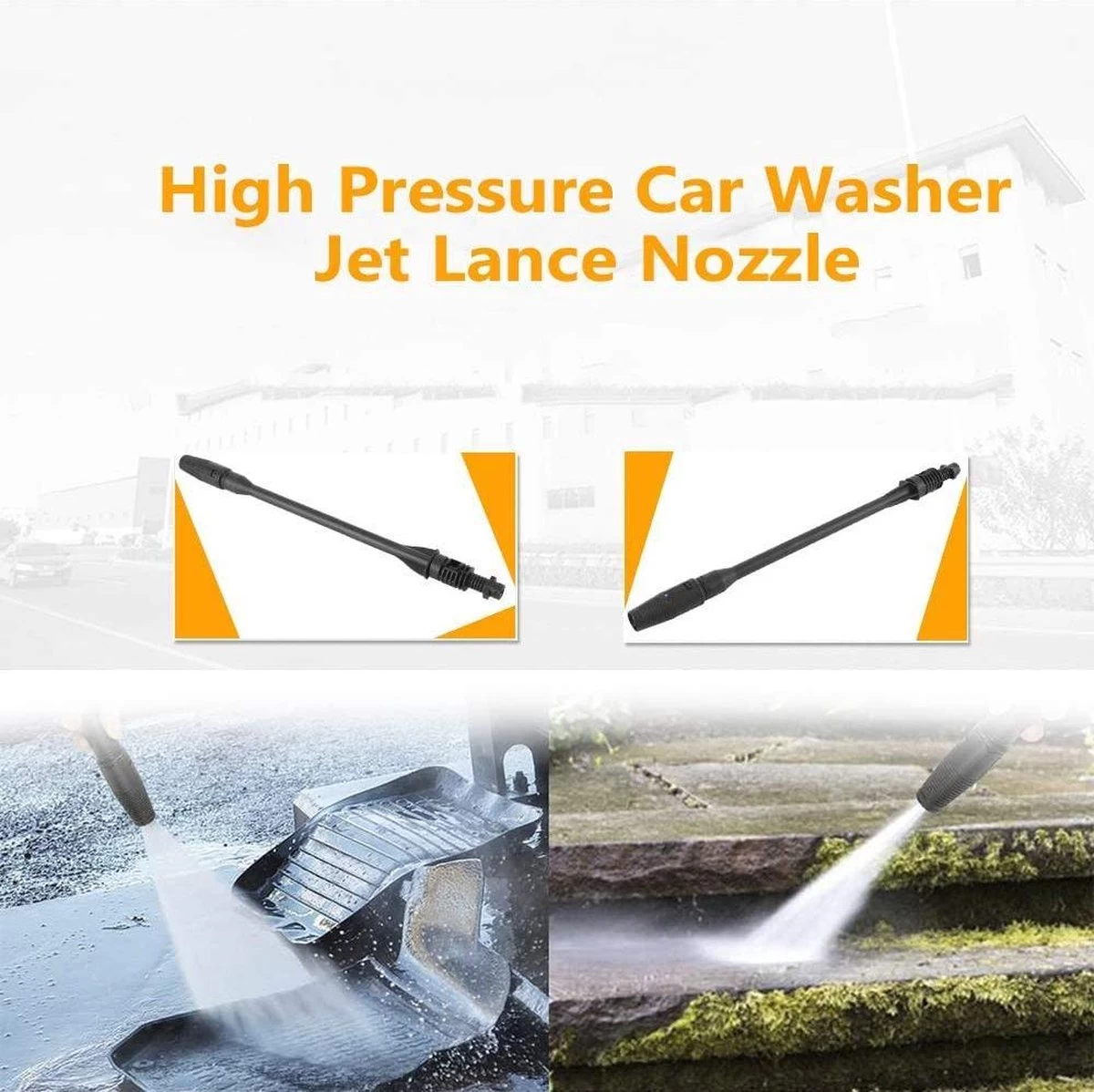 Merkloos 140 Bar Hogedrukspuitlans - Hogedrukreiniger Kärcher-opzetstuk - Verstelbare Sproeikop Voor Karcher Hogedrukreiniger - Accessoire Voor Karcher K1 K2 K3 K4 K5 K6 K7 - Image 4