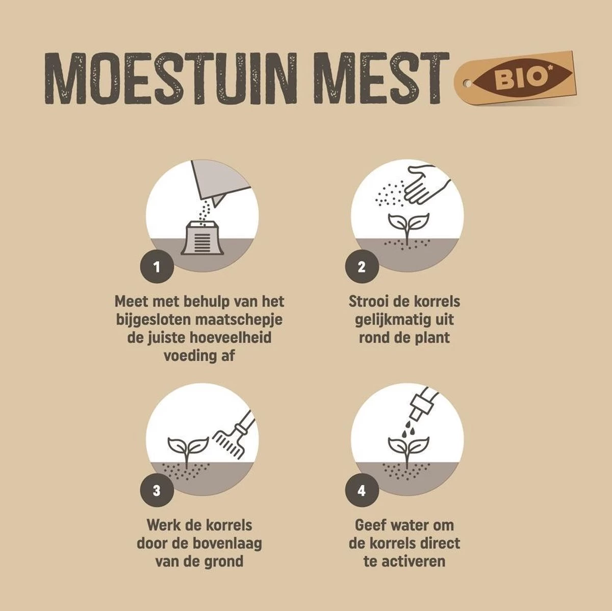 Pokon Bio Moestuin Mest - 1kg - Meststof (biologisch) - 120 Dagen Moestuinvoeding - Image 3