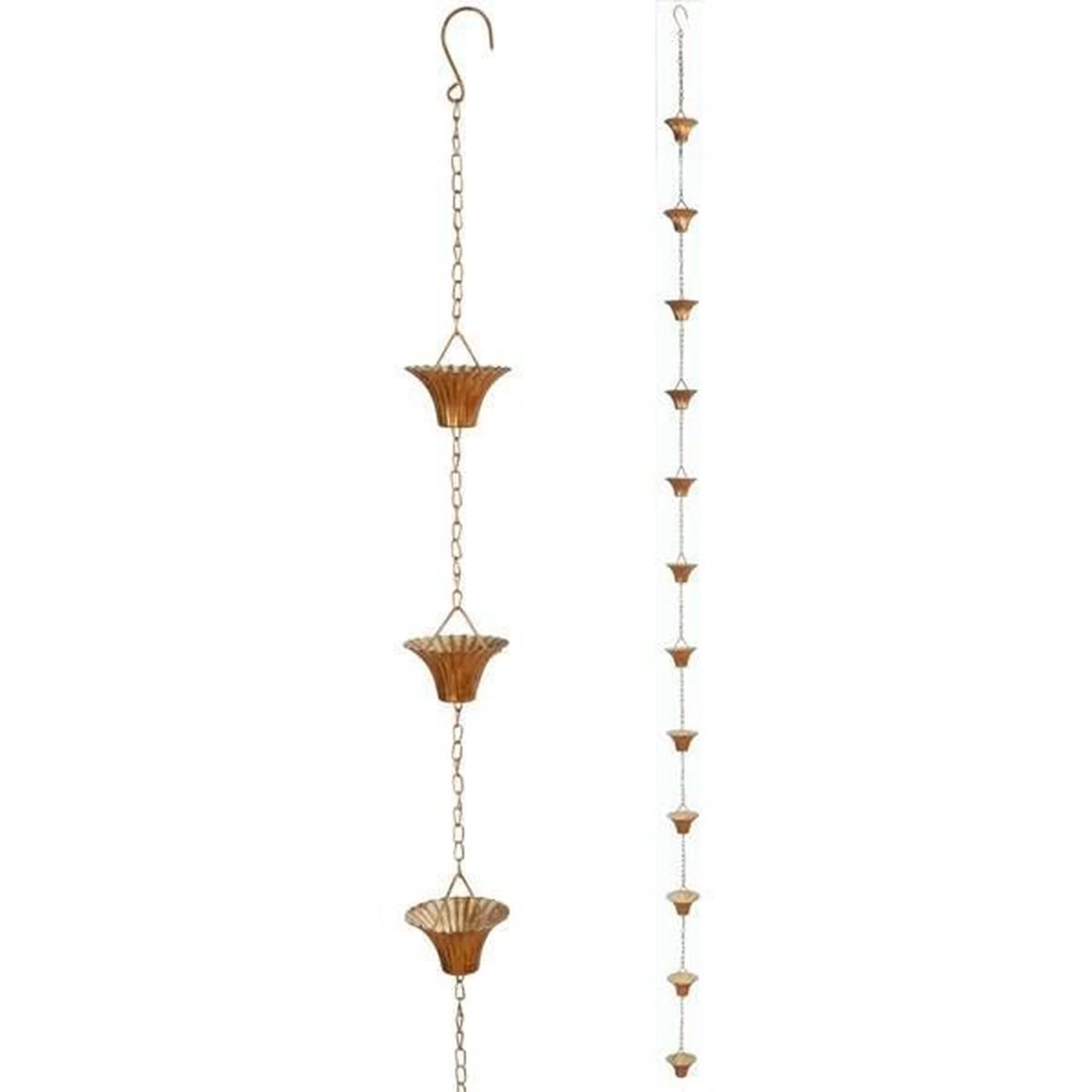 Esschert Design Regenketting 254 Cm Staal Koper - Image 4