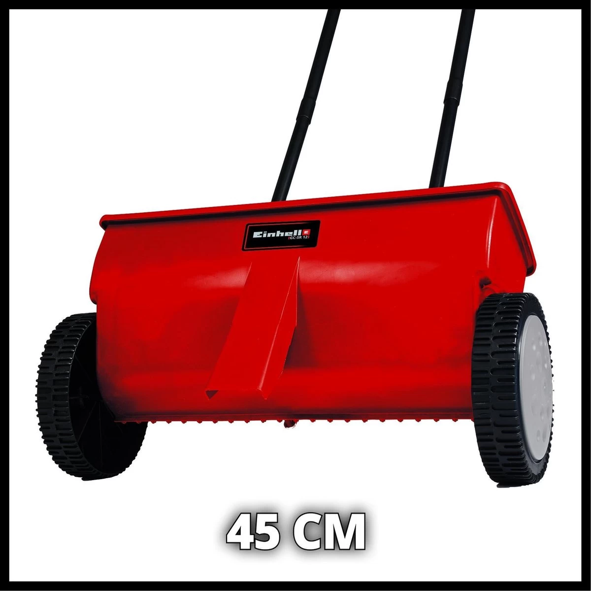 Einhell Strooiwagen GC-SR 12 (12 L - 45 Cm Strooibreedte - Dubbele Duwstang - Kliksluiting Aan Beide Zijden - Verstelhendel - Corrosiebestendige Rol - Behuizing Van Breukvast Kunststof) - Image 3