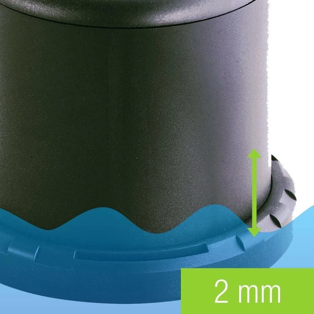 Tallas Vlakke Onderwaterpomp E 160 NA, Vlakke Aanzuiging Tot 3 Mm, 90 Watt - Image 3