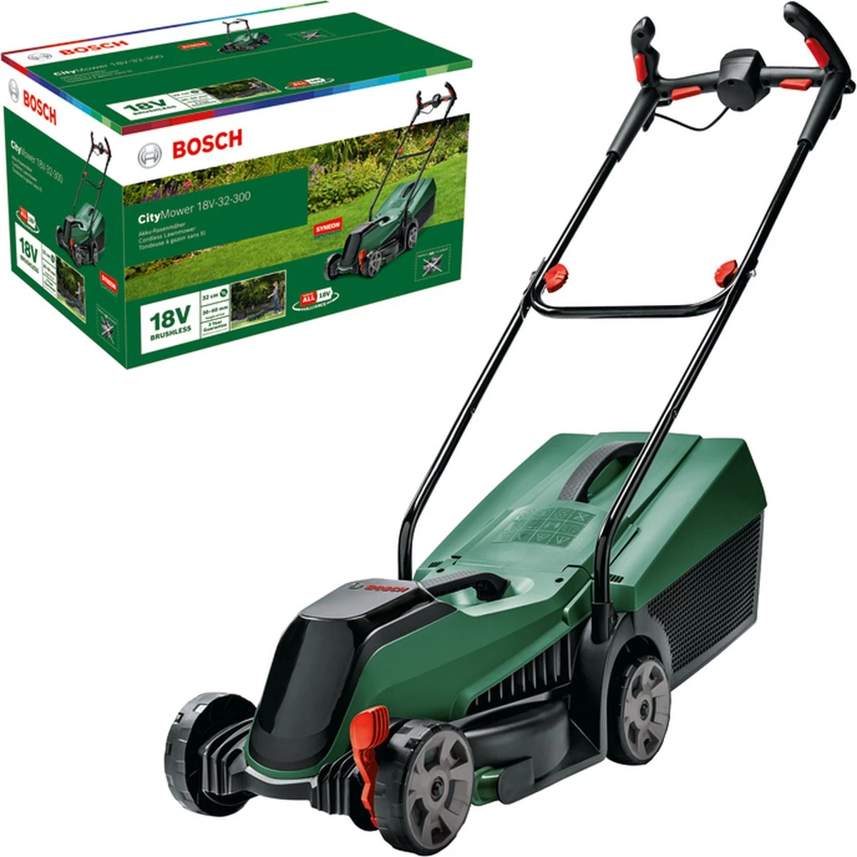 Bosch CityMower 18V-32-300 Grasmaaier - Maaibreedte 32 Cm - Zonder Accu En Lader - Image 6