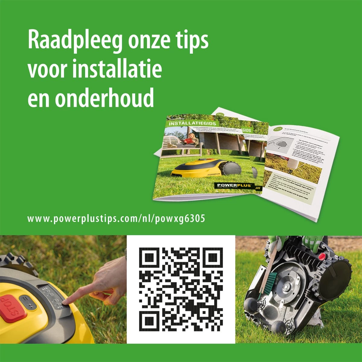 Powerplus POWXG6305 Robotmaaier - 18V - Voor Gazons Tot Ca. 500m² - Maaibreedte 180mm - Incl. Laadstation En Accessoires - Image 3