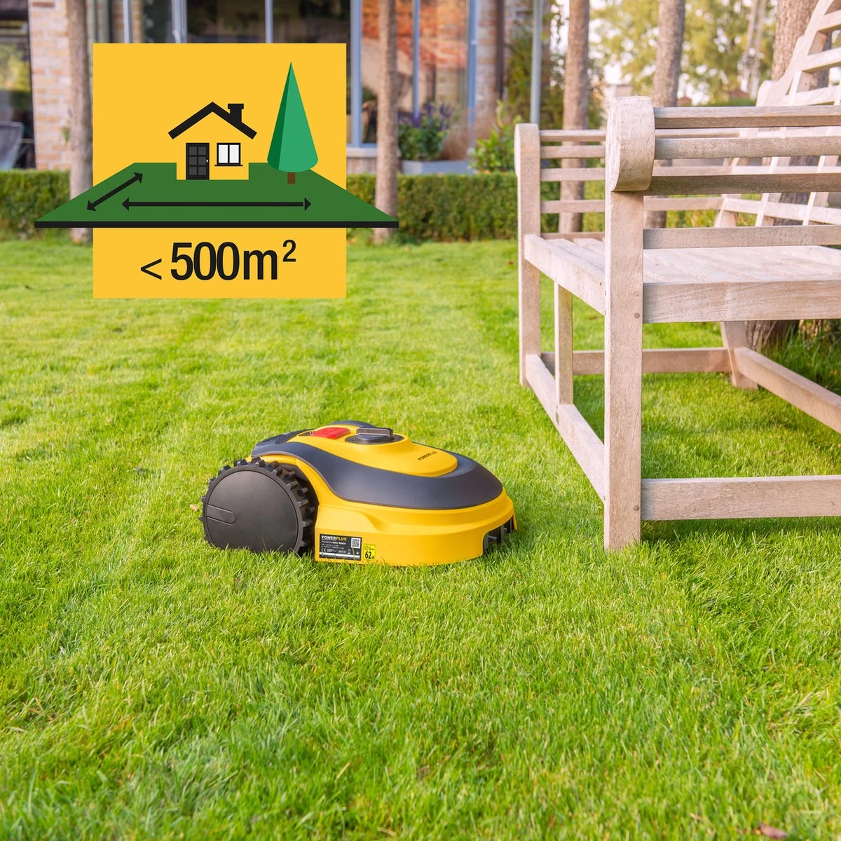 Powerplus POWXG6305 Robotmaaier - 18V - Voor Gazons Tot Ca. 500m² - Maaibreedte 180mm - Incl. Laadstation En Accessoires - Image 6