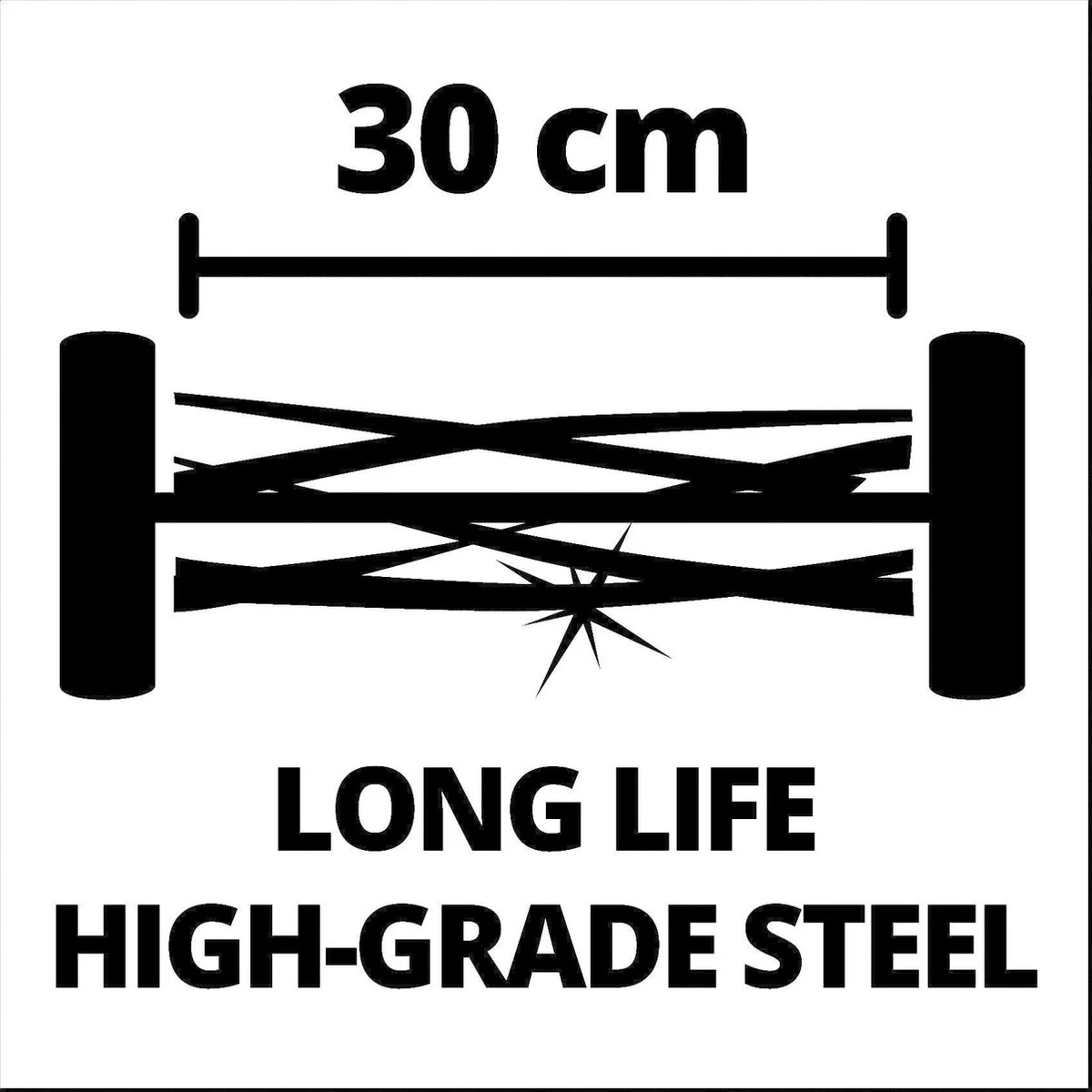 Einhell Kooimesmaaier - GC-HM 300 - Handmaaier - 30cm - 16L - Image 10