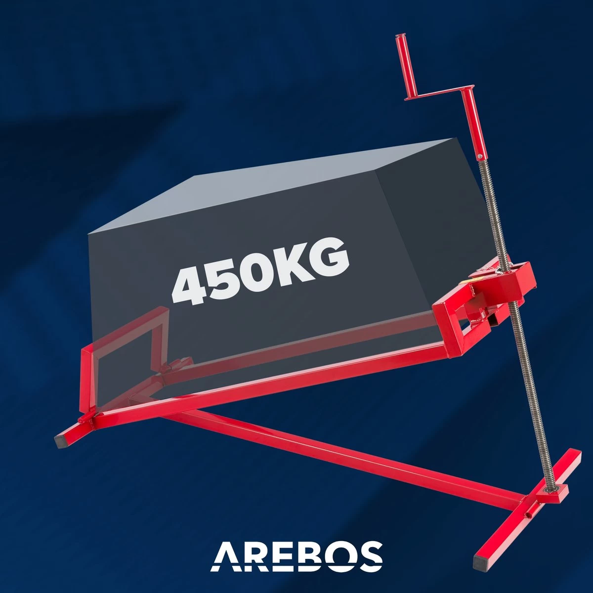 AREBOS Zitmaaierkrik Zitmaaier Kriksysteem Krik Hijstoestel Reinigingshulp 400kg - Image 2