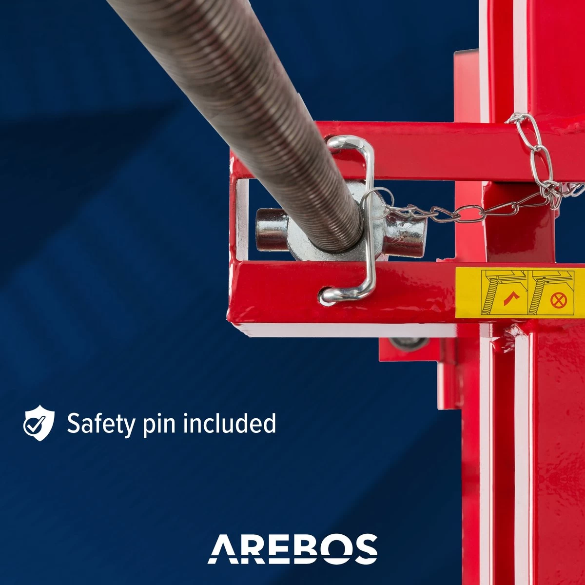 AREBOS Zitmaaierkrik Zitmaaier Kriksysteem Krik Hijstoestel Reinigingshulp 400kg - Image 8