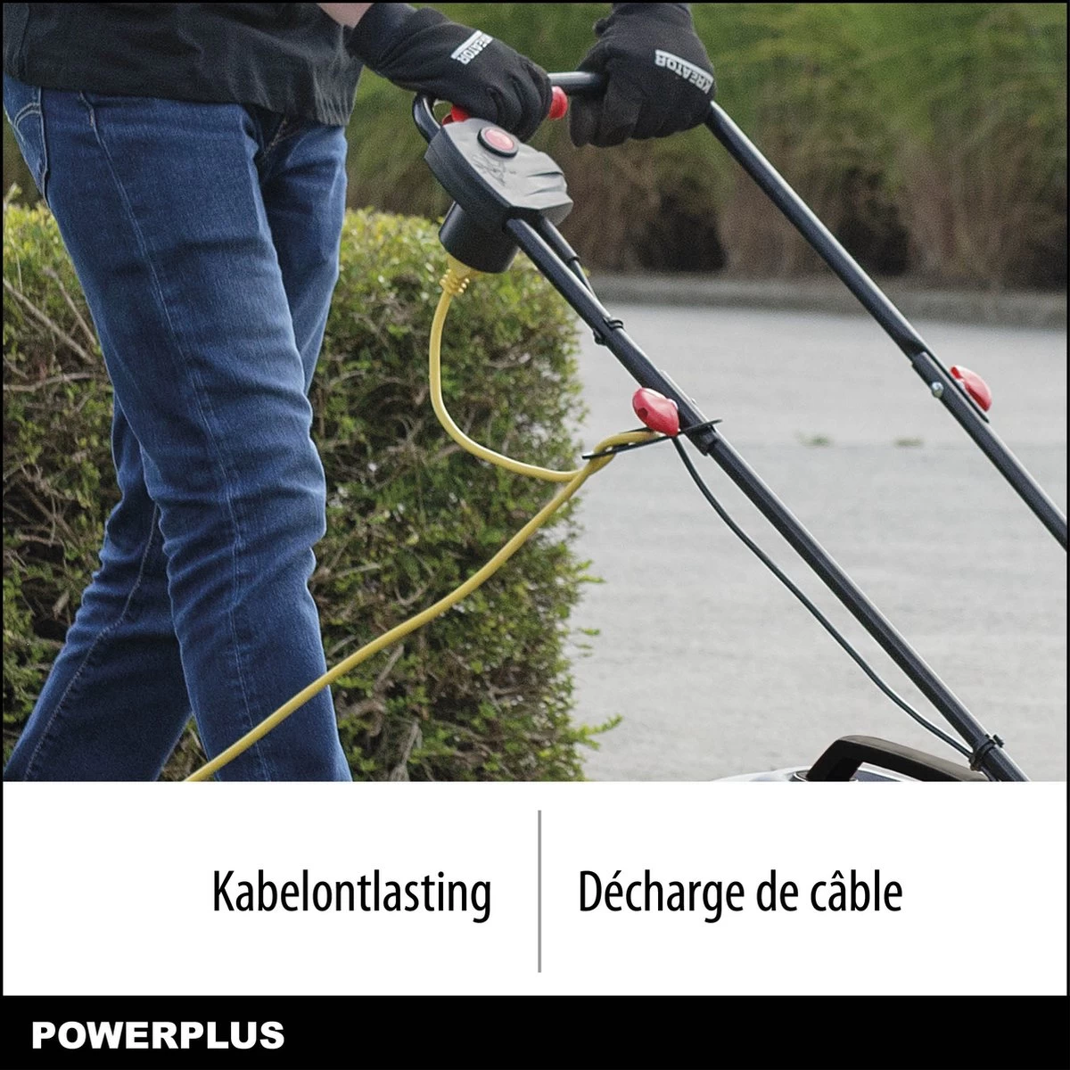 Powerplus POWEG63703 Elektrische Grasmaaier - Grasmachine Voor Kleine Tuin - 1000 W - 32cm Maaibreedte - 30L Opvangbak - Verstelbare Maaihoogte - Image 4