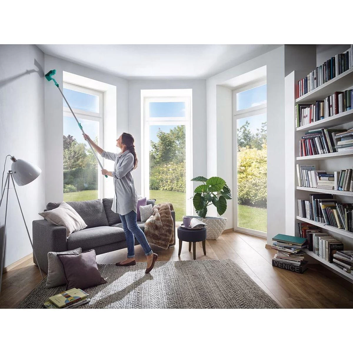 Leifheit Stofbezem Dusty Met Telescoopsteel - Image 5