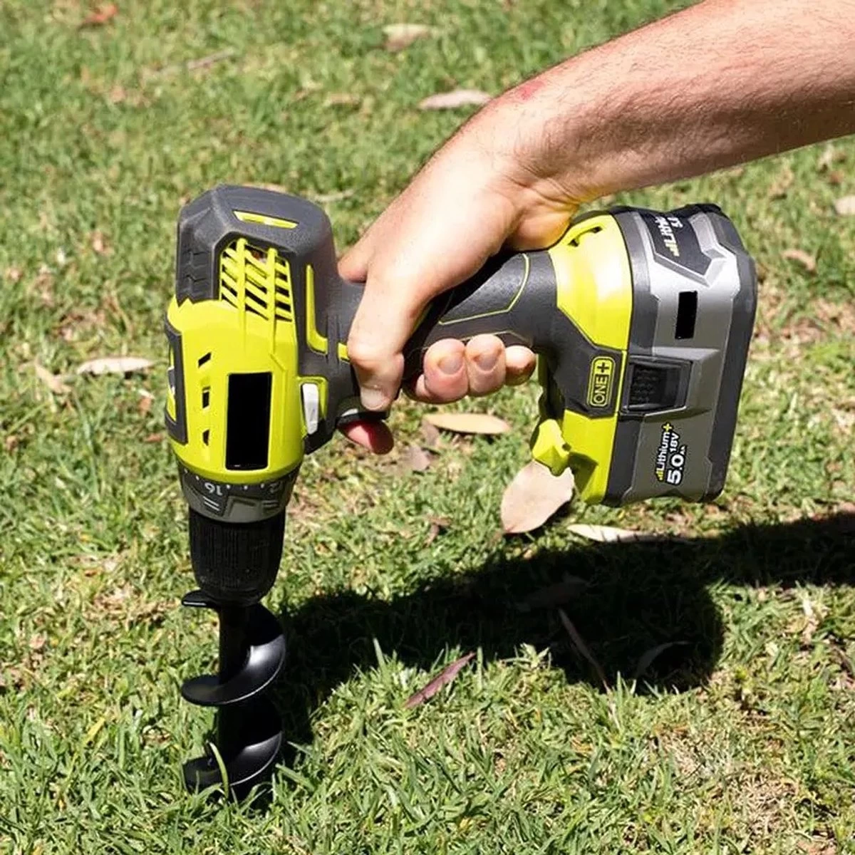 Merkloos Grondboor - Grondboor Voor Boormachine - Bollenplanter - Palenboor - Boor - Tuin - 60 Cm - 8 CM - Image 4