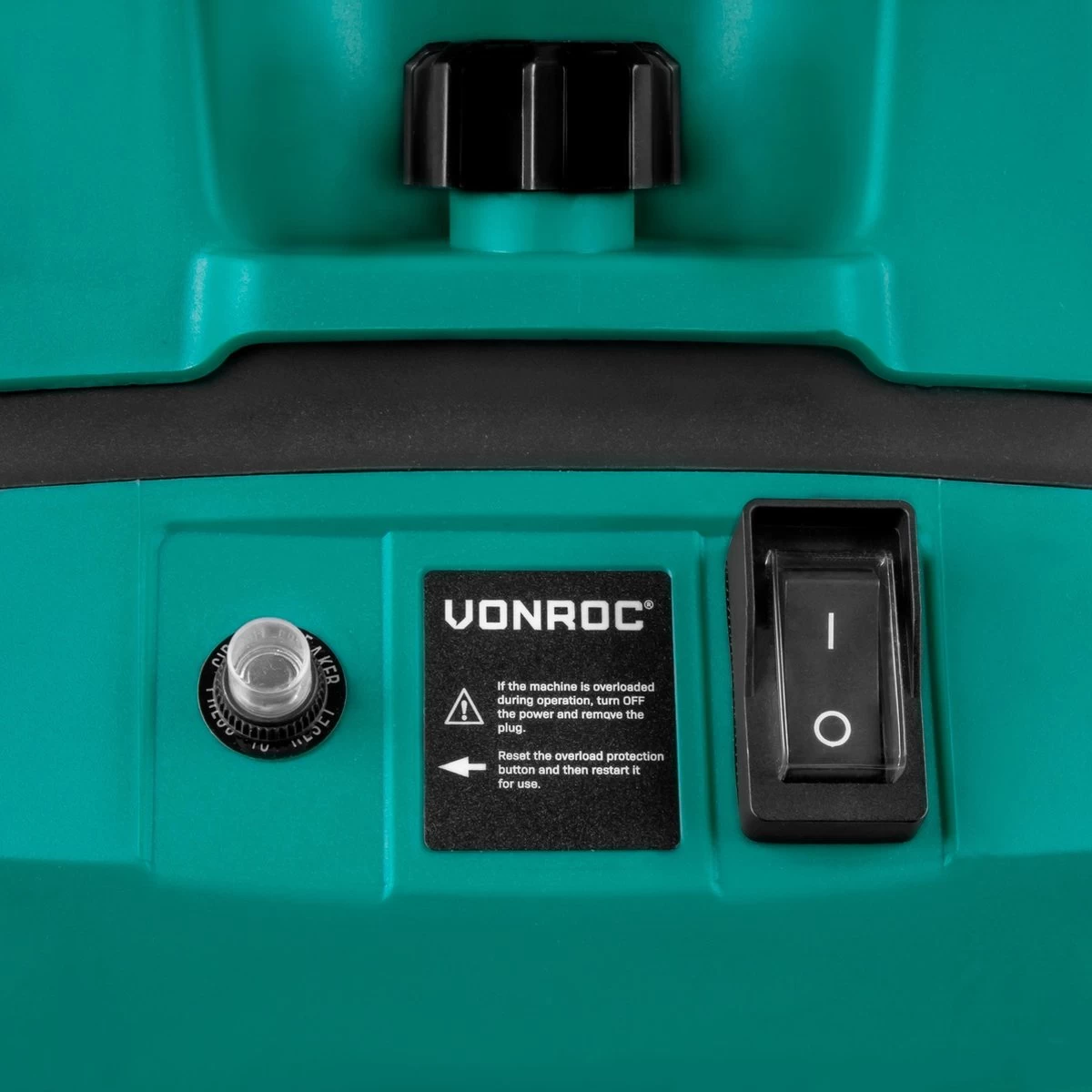 VONROC Hakselaar/Shredder 2500W – Voor Takken Tot Ø45mm – Incl. 45L Opvangzak & Duwstok - Afbeelding 3