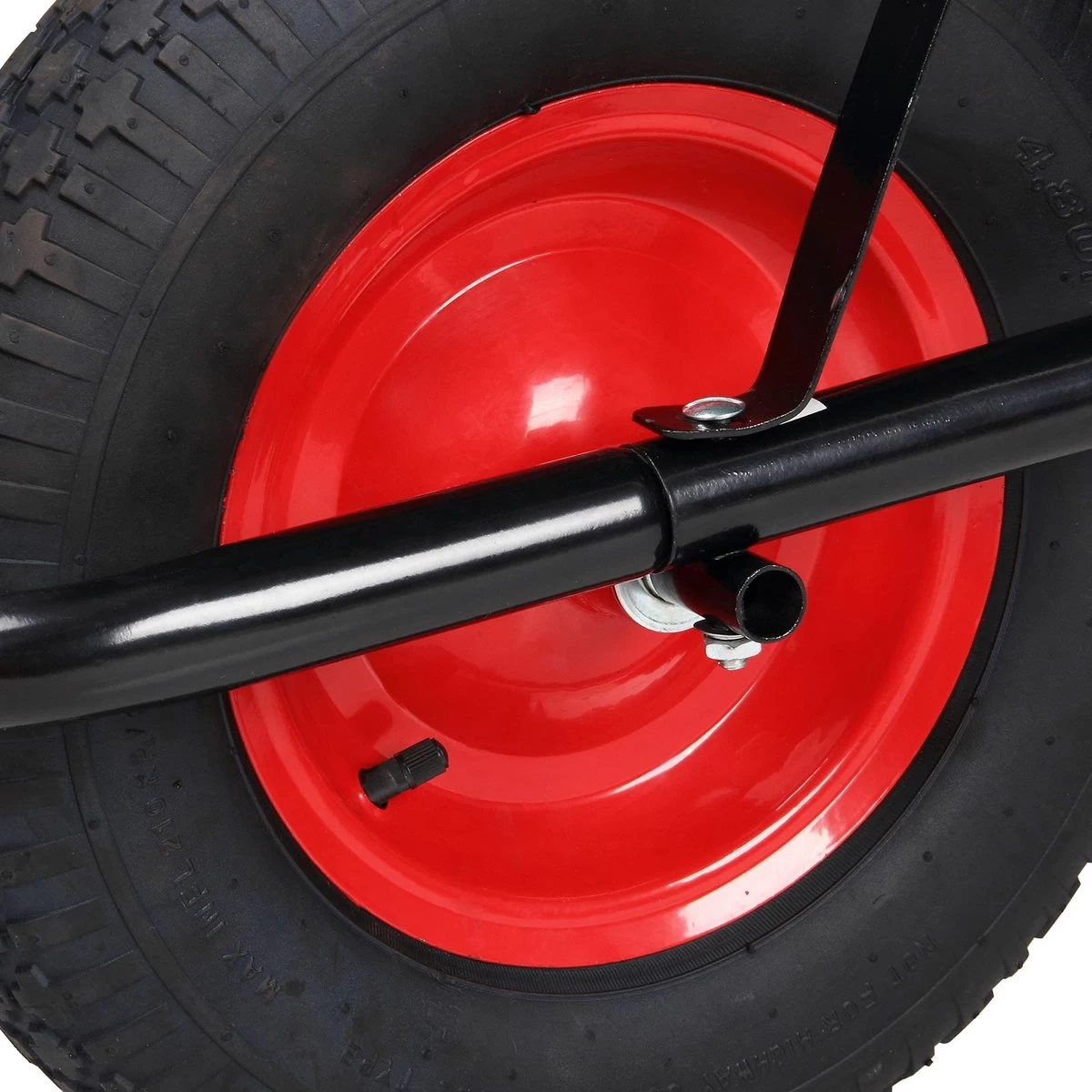 Gardebruk Kruiwagen 100 L - Kunststof Kuip – Tot 150KG Groen - Image 12