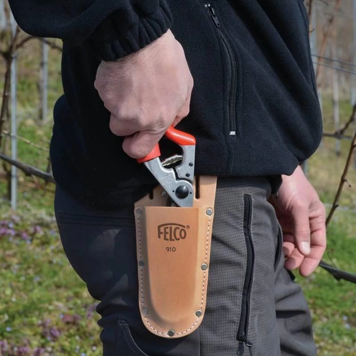 Felco Snoeischaar Holster Leder - Image 3