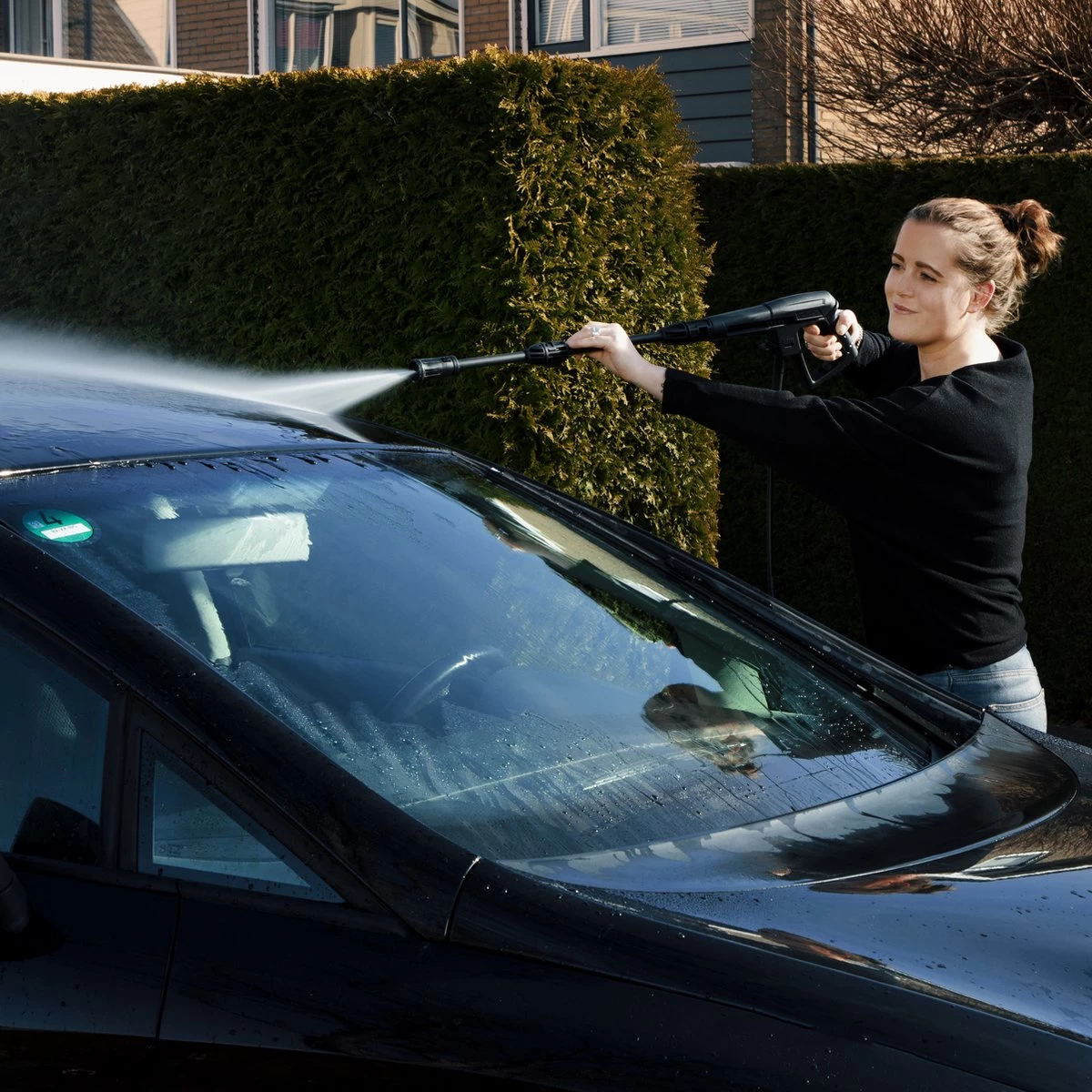 VONROC Hogedrukreiniger V14-2 - 1400W – 110 Bar – 390 L/h – Incl. 5m Slang, Reinigingsmiddelen Flesje, Terrasreiniger En Meer - Afbeelding 4