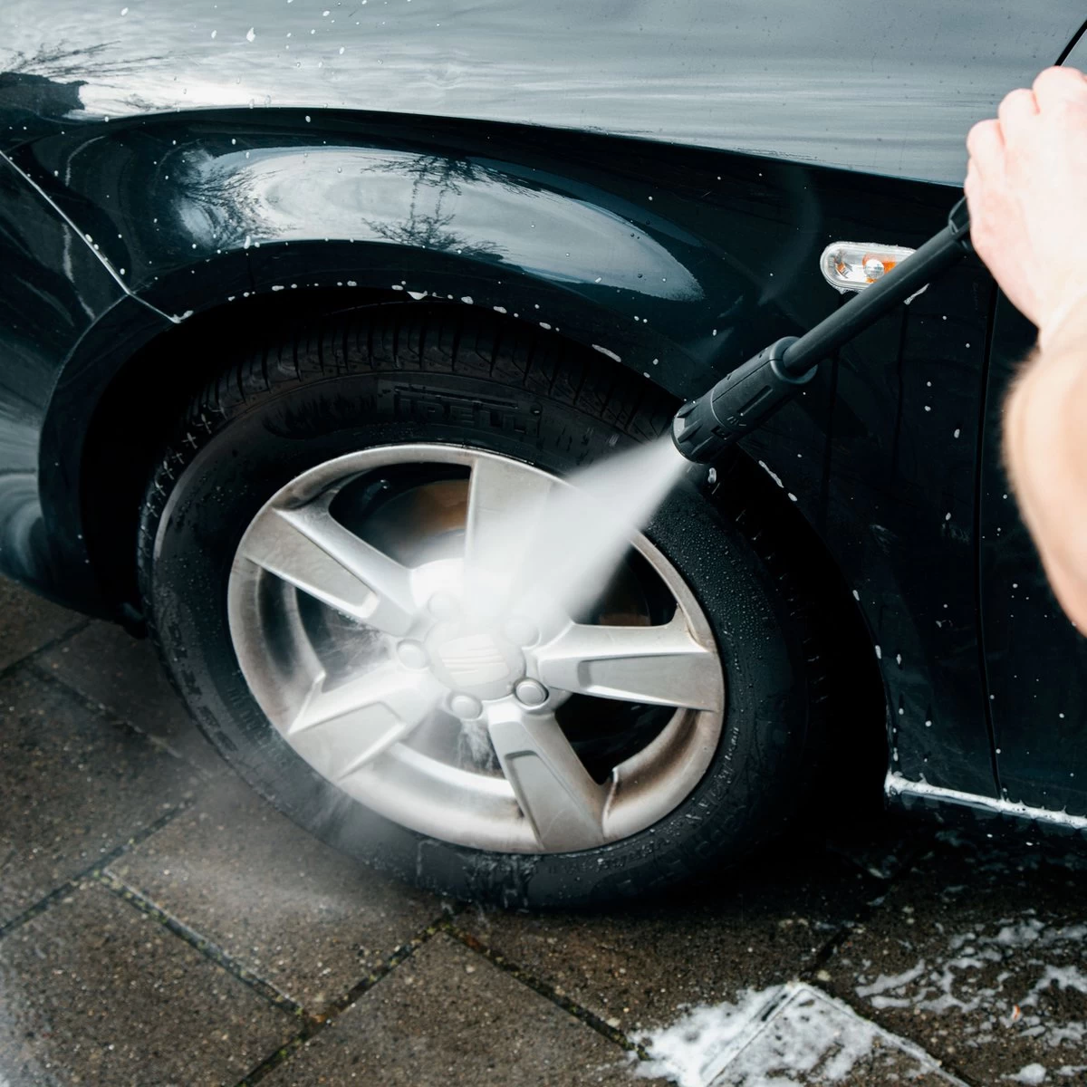 VONROC Hogedrukreiniger V18-1 1800W – 140 Bar – 420 L/h – Incl. 8m Slang, Reinigingsmiddelen Tank En Meer - Image 5