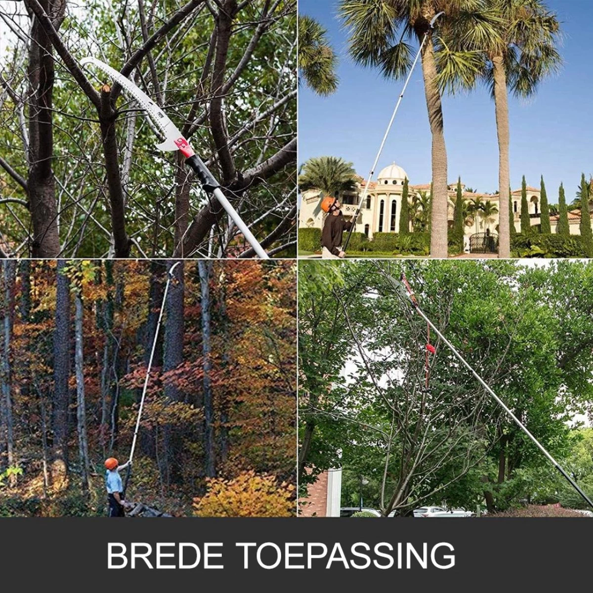 Bolture Boomzaag Telescopisch - Houtzaag Electrisch - Hoogsnoeier - Elektrische Takkenzaag - Stokzaag - 180 - 730cm - Image 6