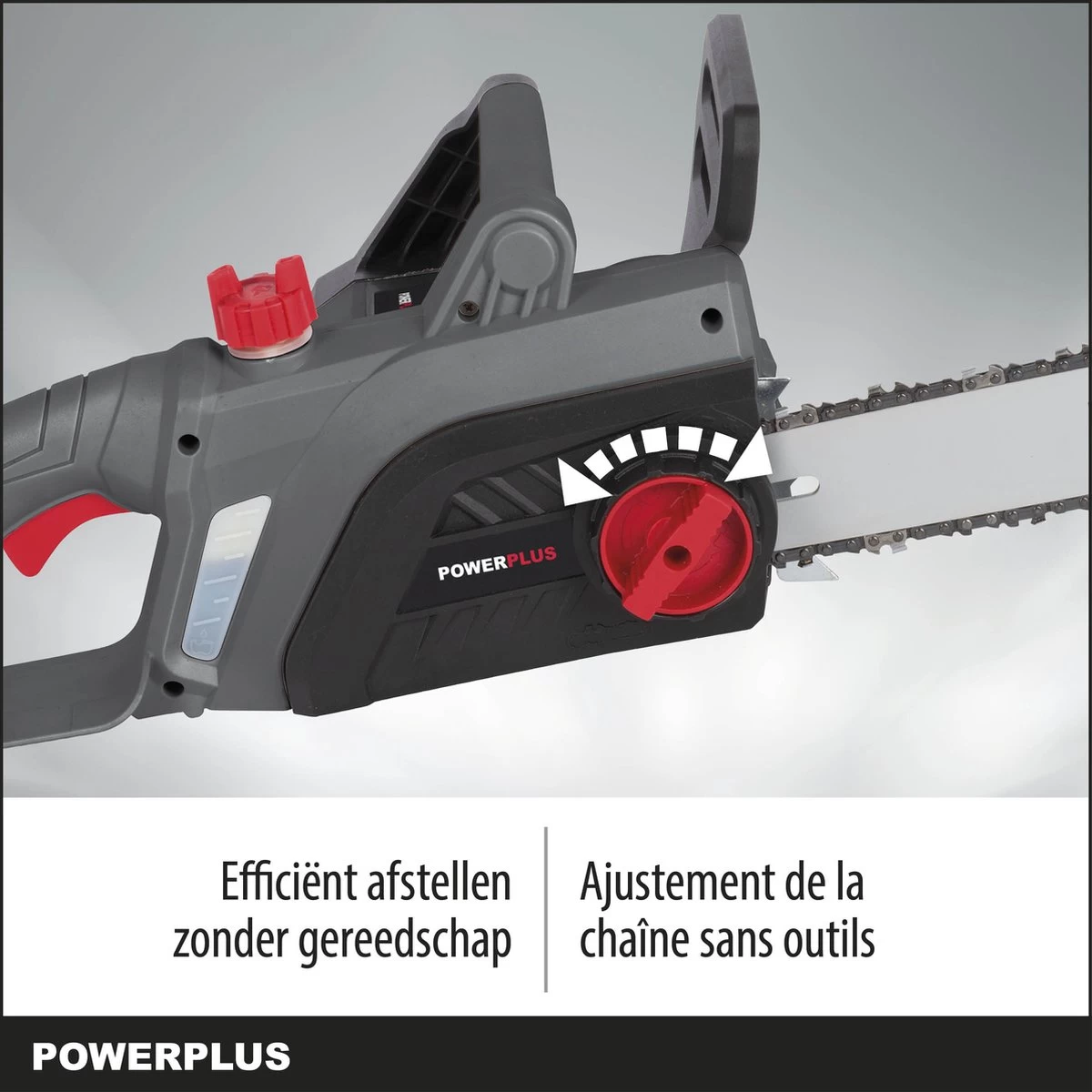 Powerplus POWEG10110 Elektrische Kettingzaag - 2200W - Zwaardlengte 400mm - Automatische Kettingsmering - Incl. 1x Ketting En 1x Zwaard - Image 4