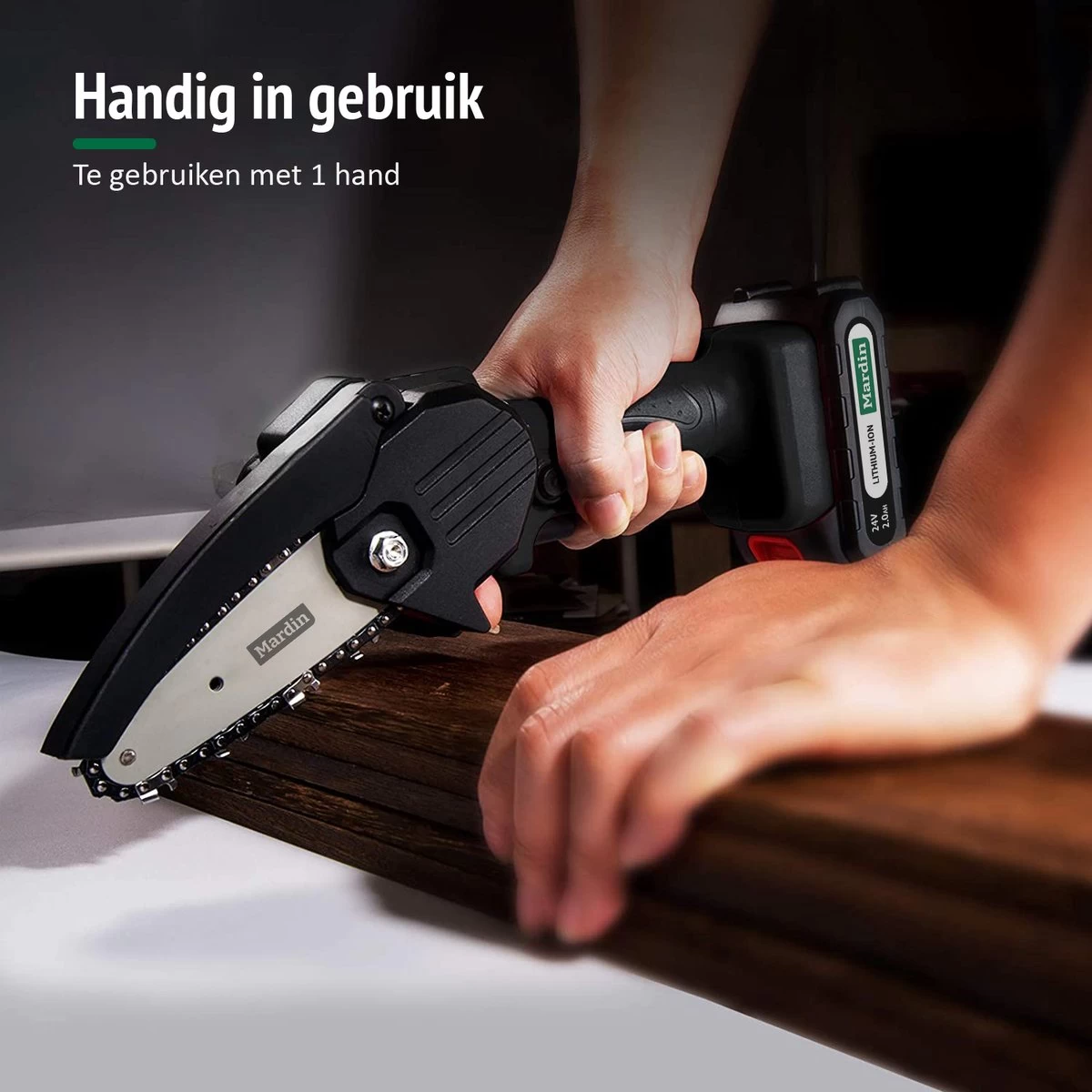 Mardin Mini Kettingzaag Accessoires Set - Snoeizaag - Kettingzaag - Kettingzaag Electrisch - 2x Ketting Plus X2 Zaagblad - Image 4