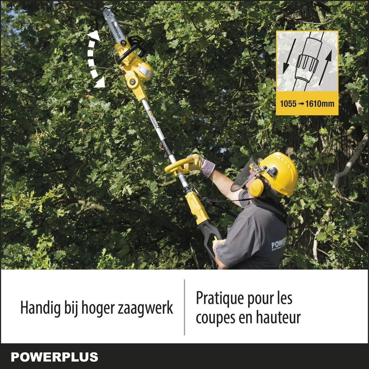Powerplus POWXG1032 Elektrische Kettingzaag - 900W - Zwaardlengte 300mm - Automatische Kettingsmering - Incl. 1x Ketting En 1x Zwaard - Image 3