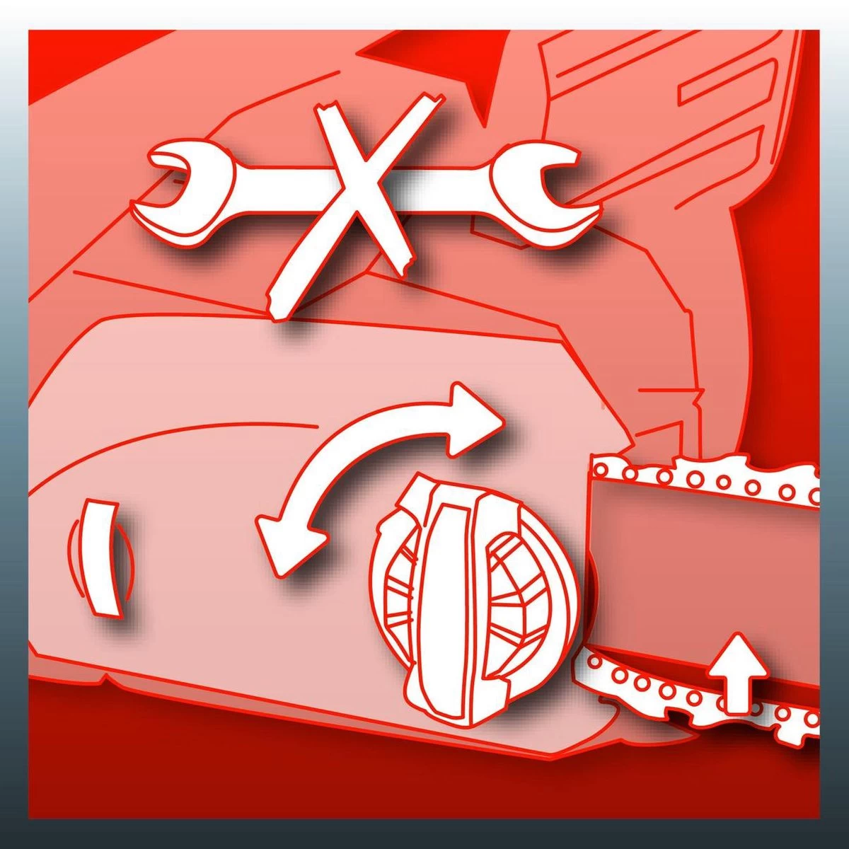 Einhell Elektrische Kettingzaag GH-EC 2040 (2000 Watt - 375 Mm Zaaglengte - Oregon-ketting En Kwaliteitszwaard - Terugslagbescherming En Kettingvangbout) - Image 15