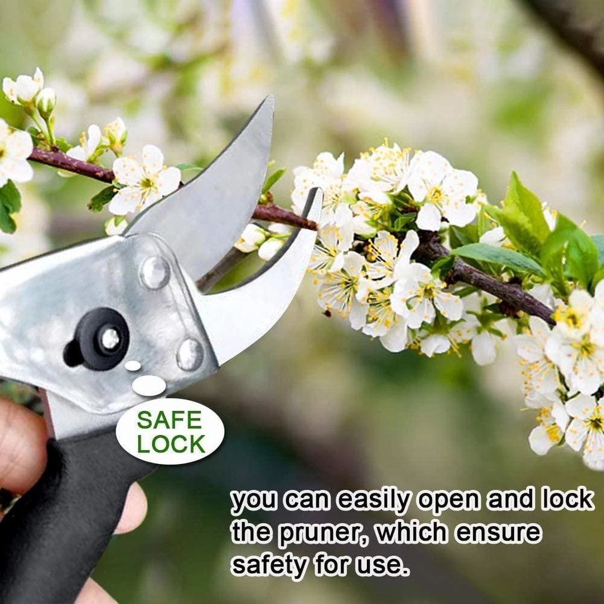 Tuinierset 51 Delig Met Gereedschapsmand - Inclusief Tuinschaar, Handschep, Handhark, Plantenspuit, Haakvormige Voegenkrabber, Bloemenschepje, Bloemenschaar, Grasschaar En Heggenschaar - Afbeelding 4