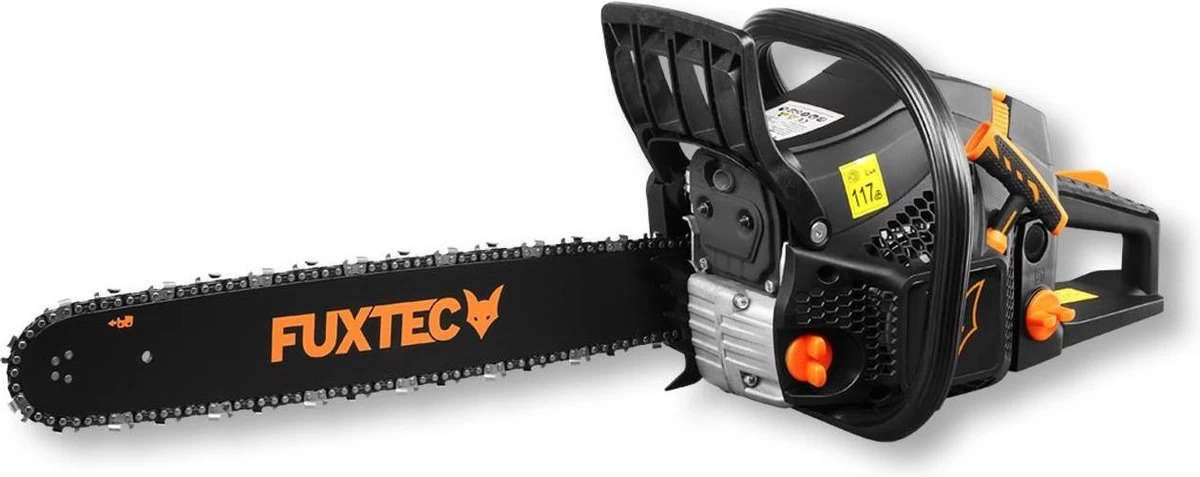 FUXTEC Kettingzaag Benzine - 61,5cc 2-takt - 51cm / 20 Inch Zwaardlengte - Incl. Zaagblad & Ketting - FX-KS262 - Black Edition - Image 3