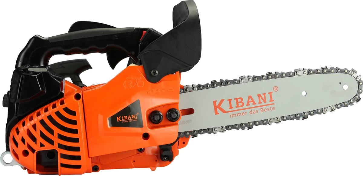 Kibani Kettingzaag Benzine - 25.4 Cc / 1 Pk 2-takt Motor - Zwaardlengte 25 Cm / 10 Inch – Easy-Startsysteem - Snoeizaag - Image 8