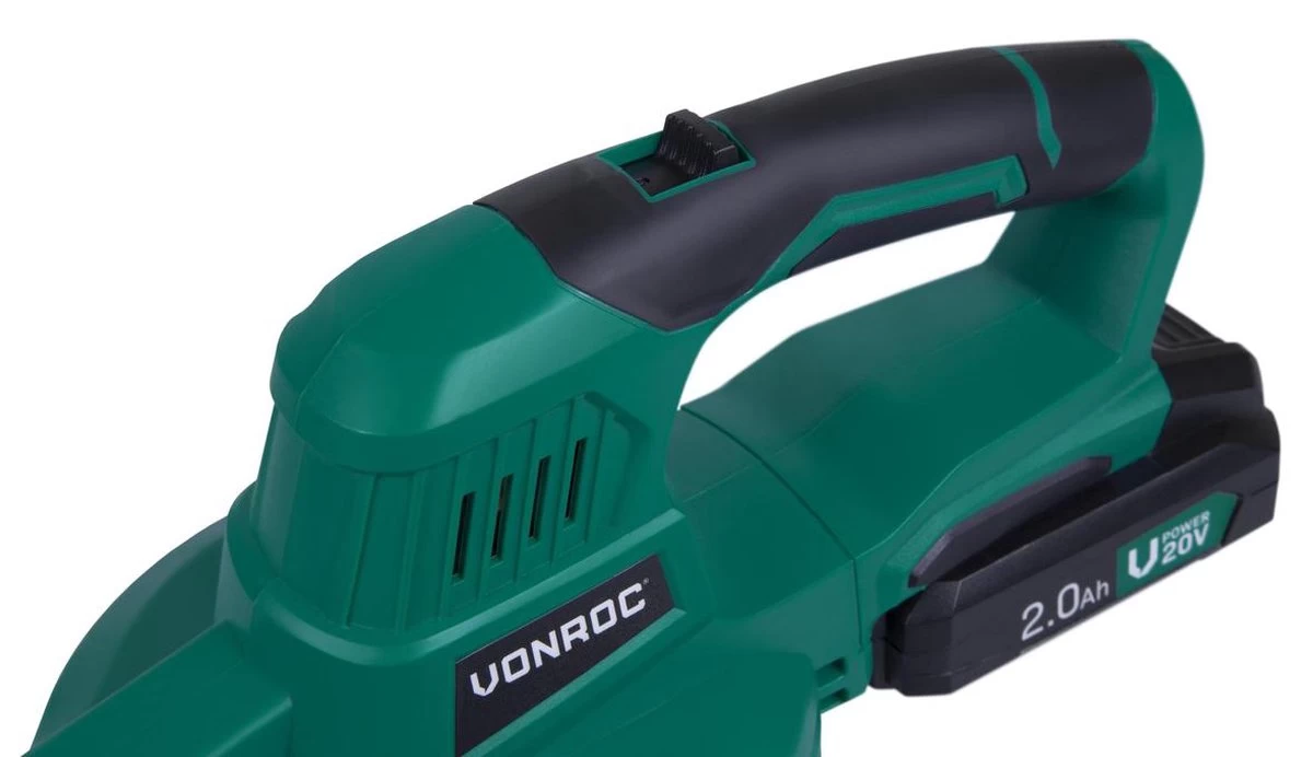 VONROC Accu Bladblazer – VPower 20V – 2 Standen – Max. Blaassnelheid 190km/u – Incl. Accu En Oplader - Image 4